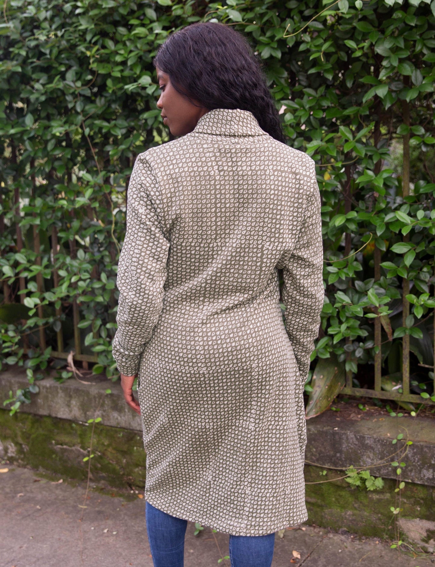 Irving Organic Fleece Coat - Passion Lilie - Fair Trade - Sustainable Fashion