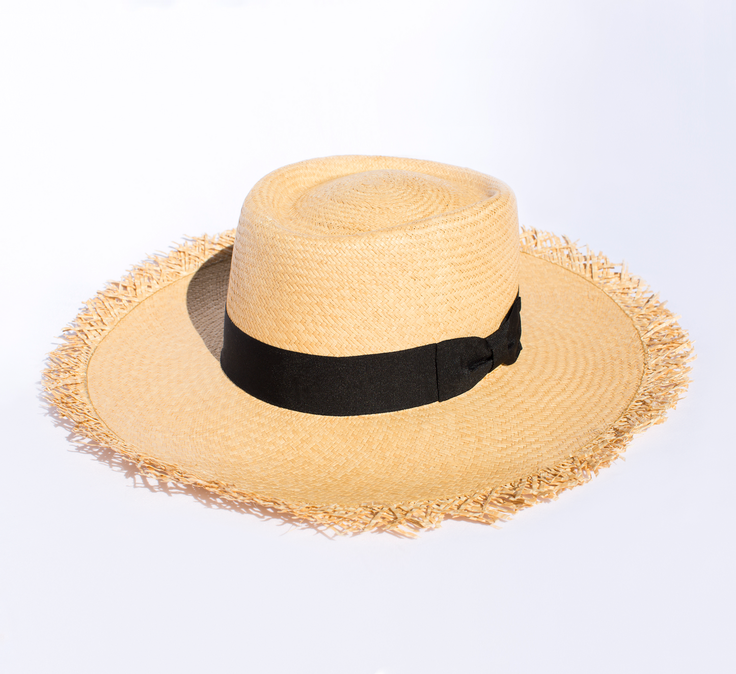 Playa (Loose straw) - Fine straw Panama Hat Unisex: Small / 7-8cm