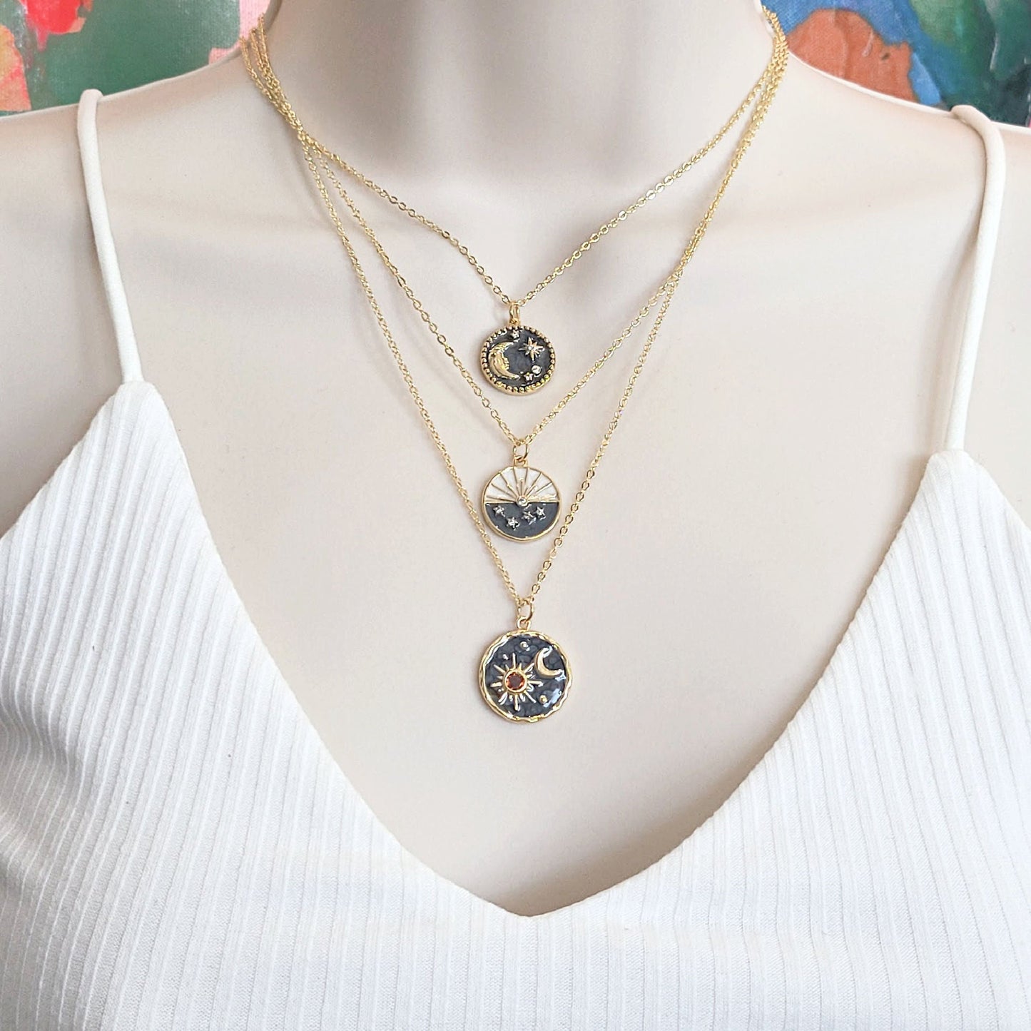 Celestial Medallion Necklace