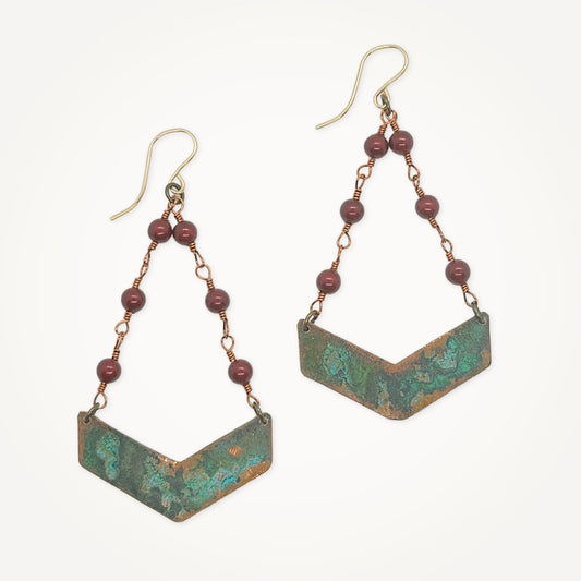 Chevron Perles Earrings