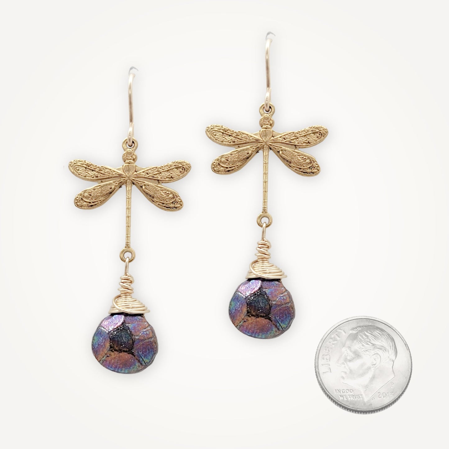 Dragonfly Earrings | Teardrop