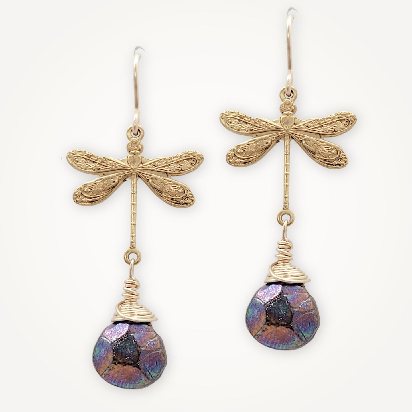 Dragonfly Earrings | Teardrop