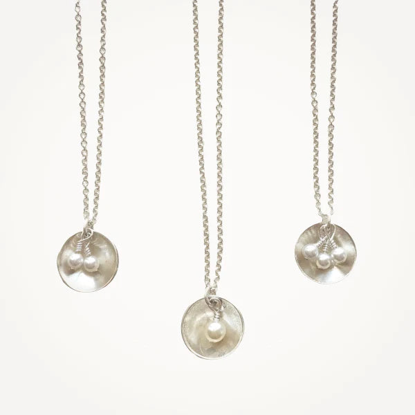 Oyster Necklace | Silver