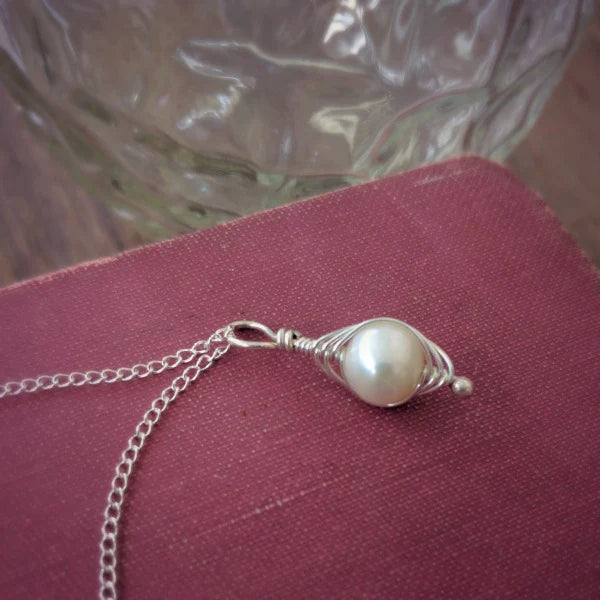 Peapod Necklace | Sterling Silver
