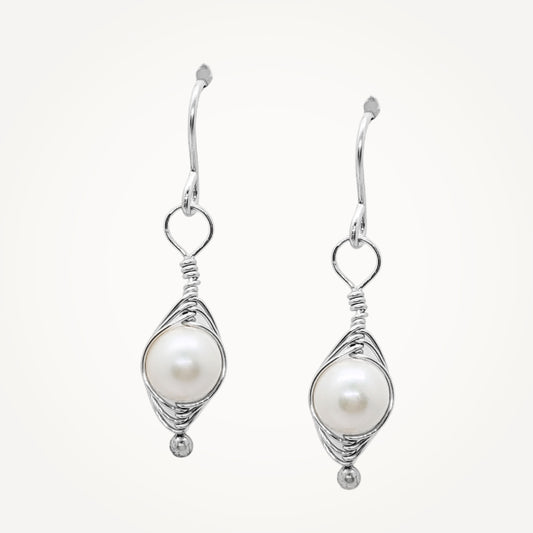 Peapod Earrings | Sterling Silver