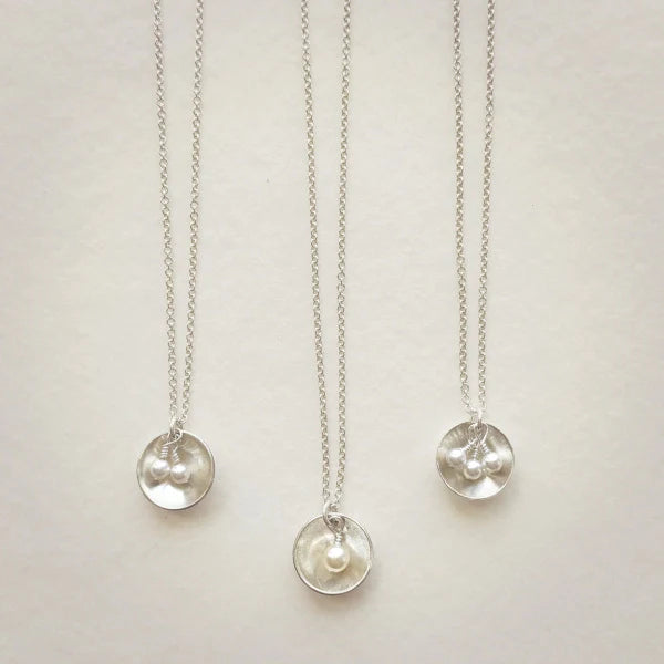 Oyster Necklace | Silver