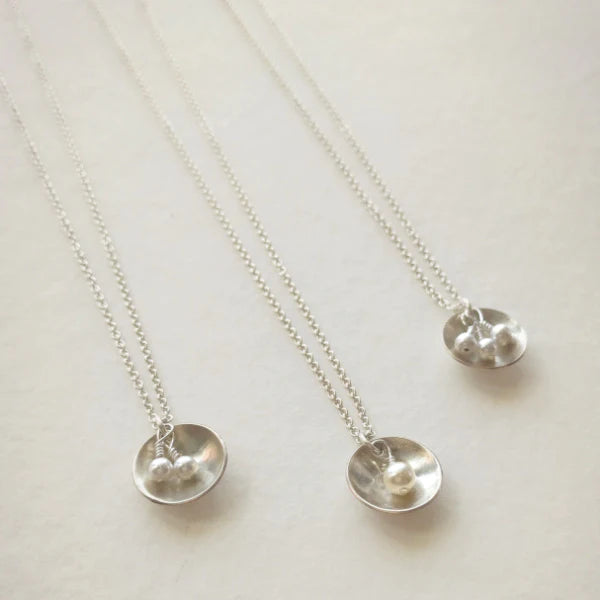 Oyster Necklace | Silver
