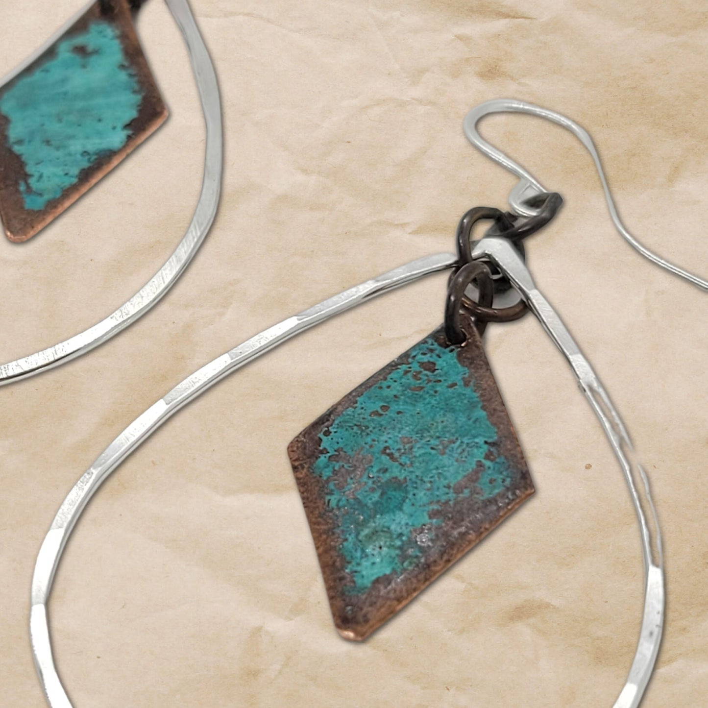Losange Teardrop Earrings