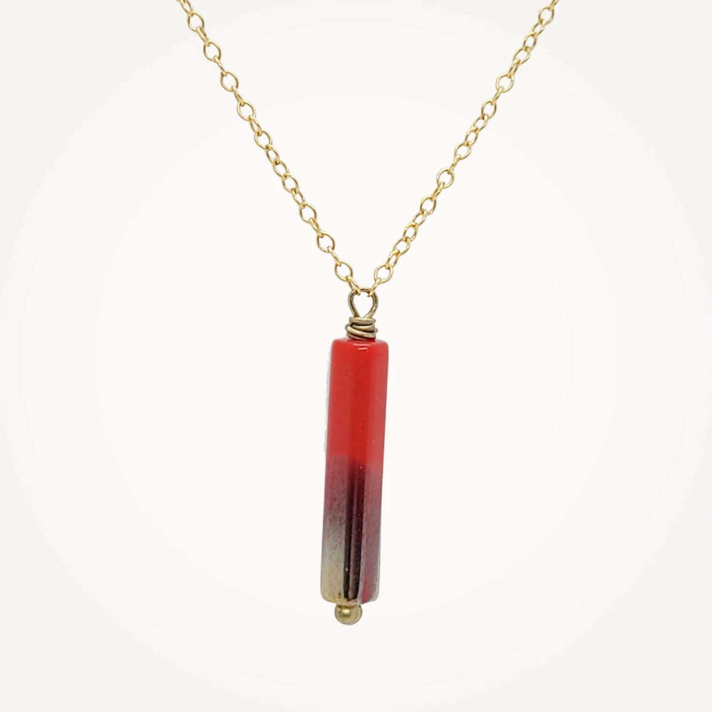 Glass Wand Necklace • Choice of Color