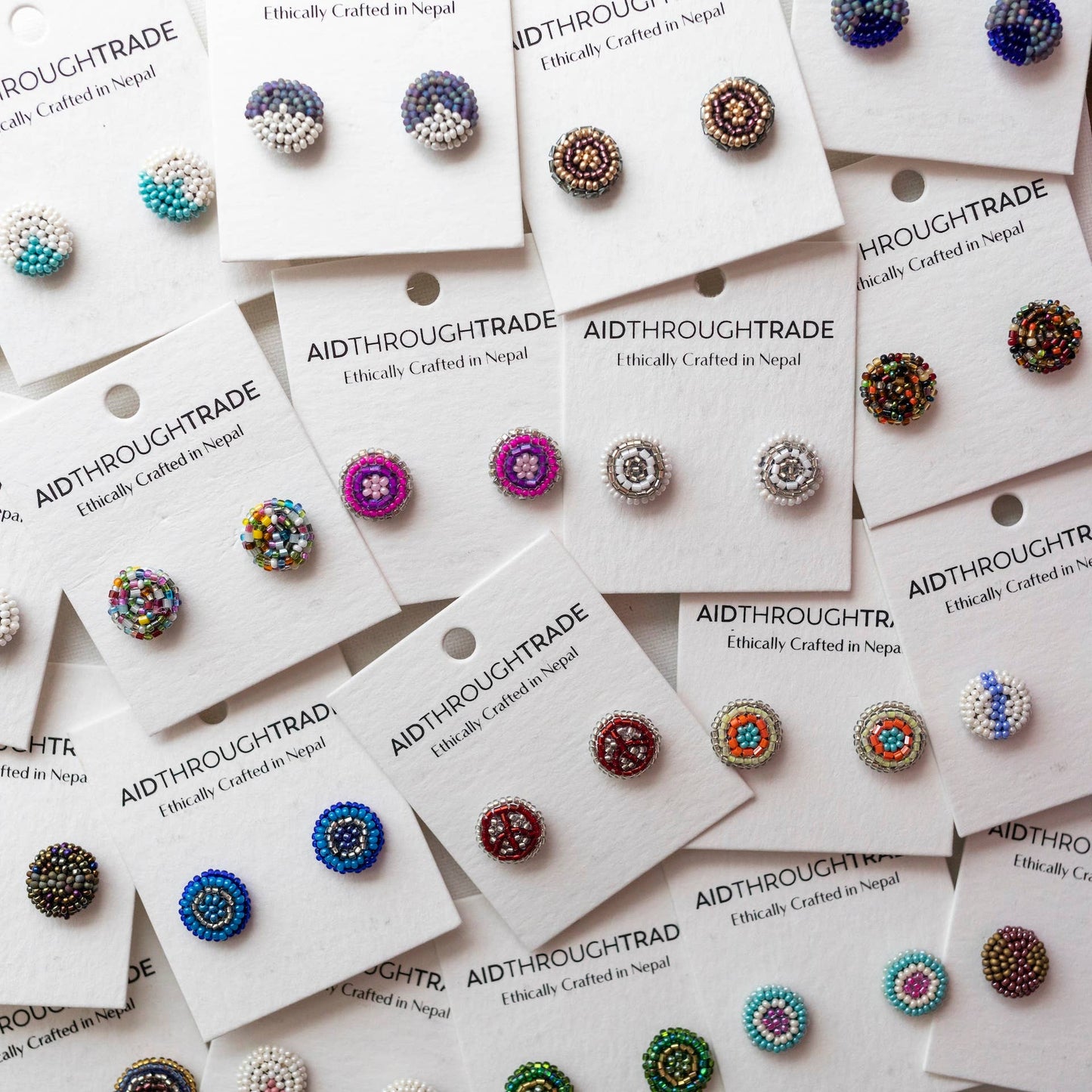 Blissful Button Earrings | Assorted Colors