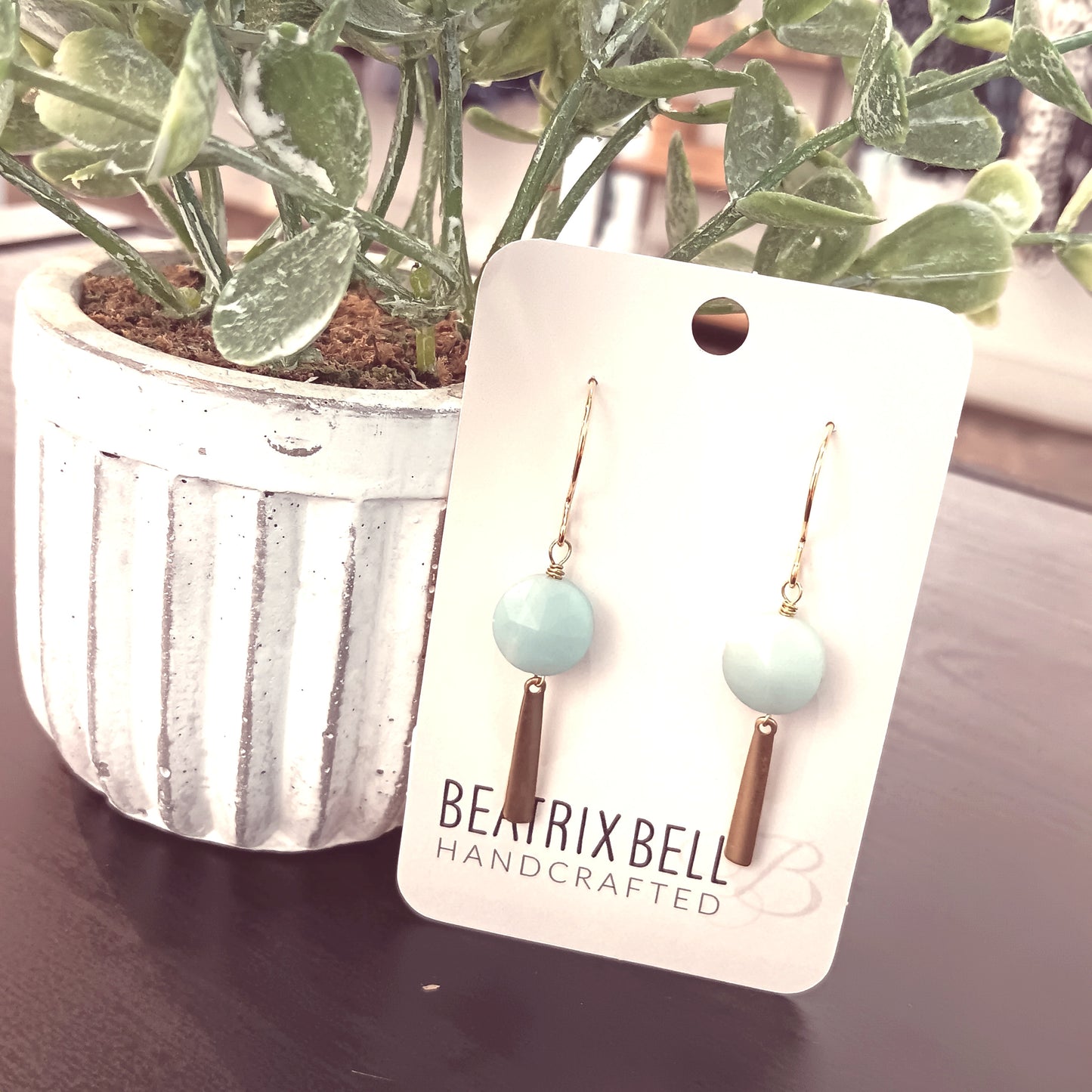 Alexandra Earrings | Amazonite