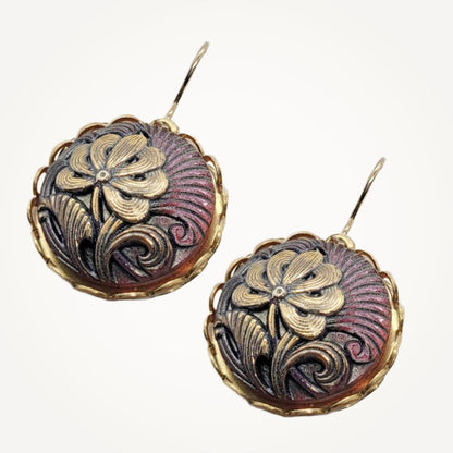 Vintage Button Earrings | Choice of Design