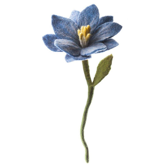 Felt Wildflowers: Blue
