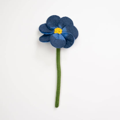 Felt Magnolia Flower: White