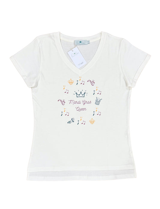 Mardi Gras Queen Organic Cotton T-Shirt