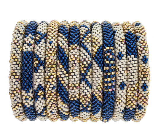 Nepal Fairtrade Bracelets | Blue & Gold