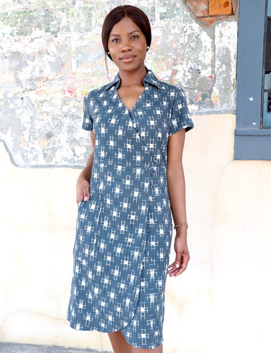 Anniki Wrap Dress - Passion Lilie