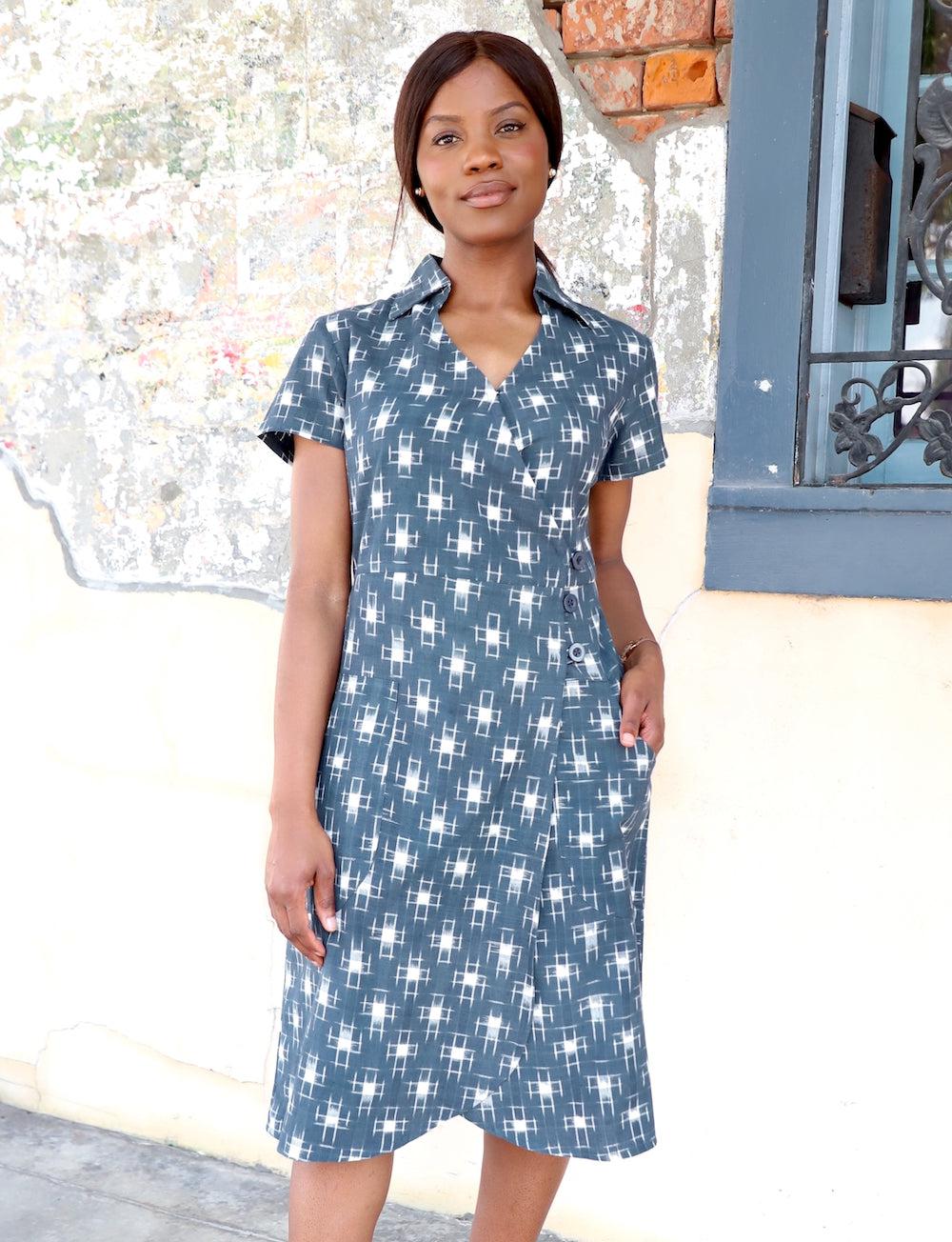 Anniki Wrap Dress - Passion Lilie
