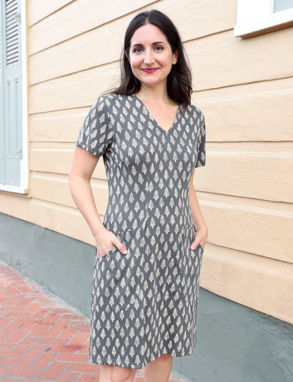 Avani Organic Dress - Passion Lilie