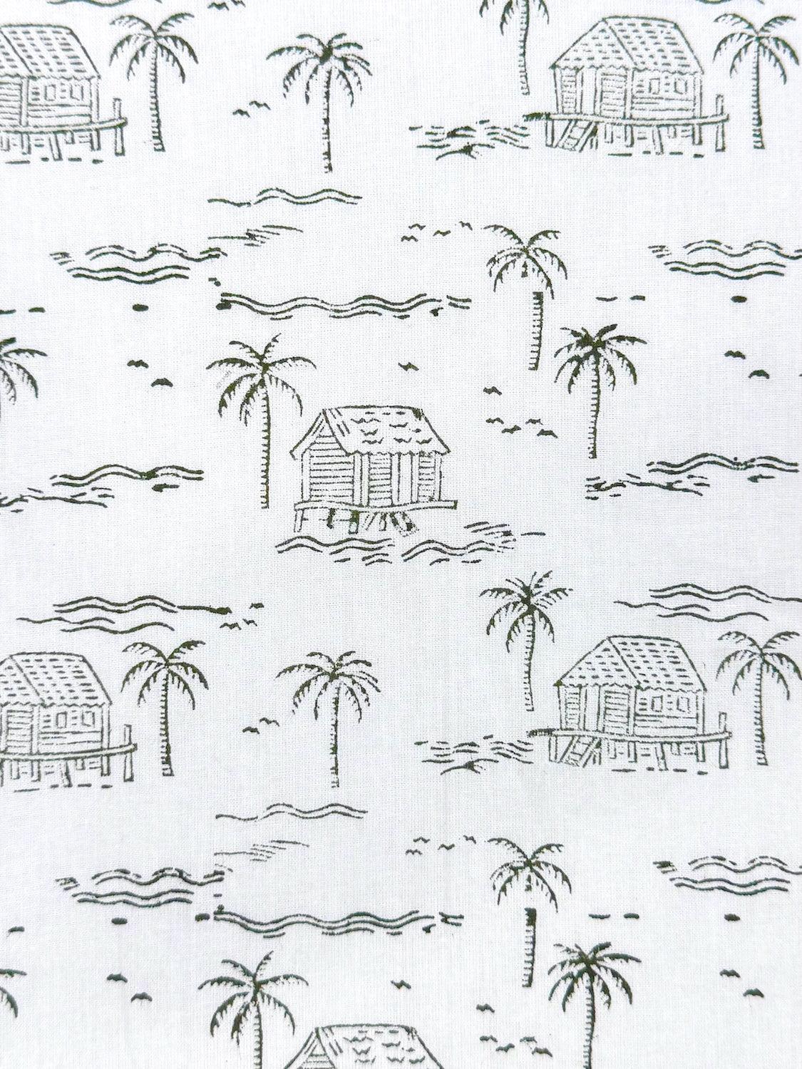 Bayou Cottage Organic Cotton Men's Button Down Shirt - Passion Lilie