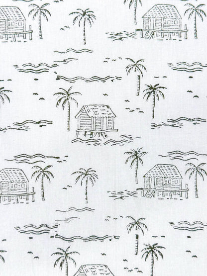 Bayou Cottage Organic Cotton Men's Button Down Shirt - Passion Lilie