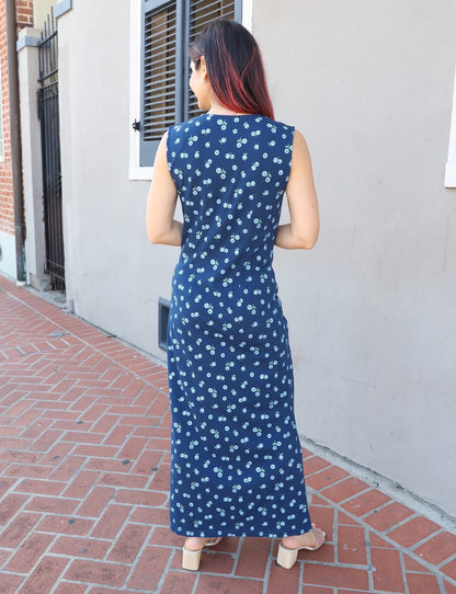 Blueberry Organic Maxi Dress - Passion Lilie