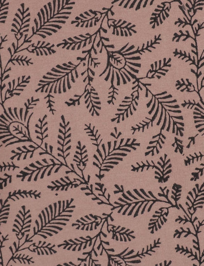Botanical Bliss Organic Wrap Dress - Passion Lilie