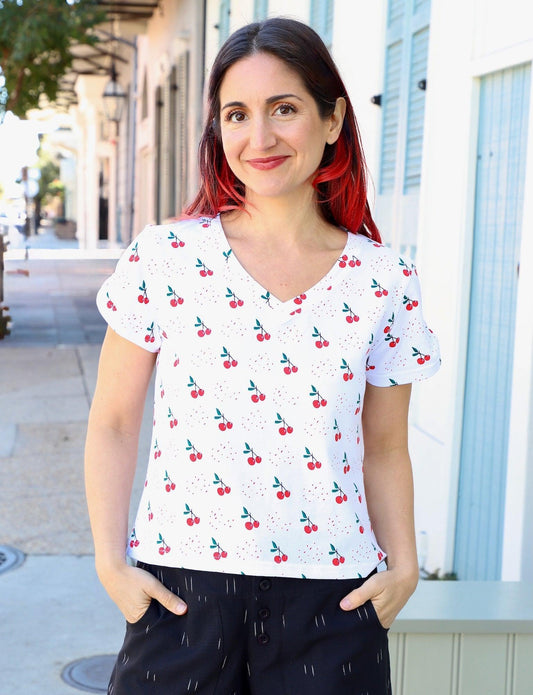 Cherry Organic Top - Passion Lilie