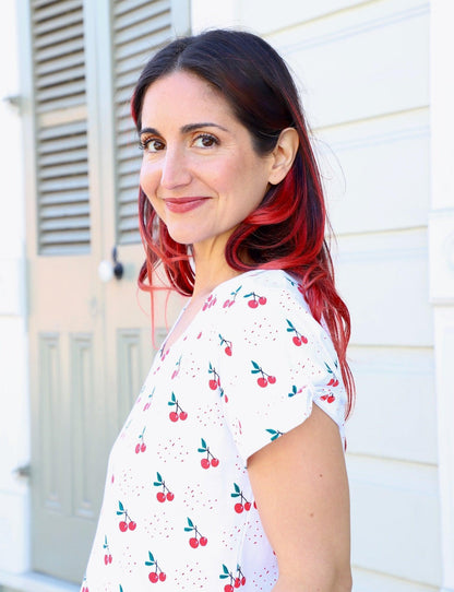 Cherry Organic Top - Passion Lilie
