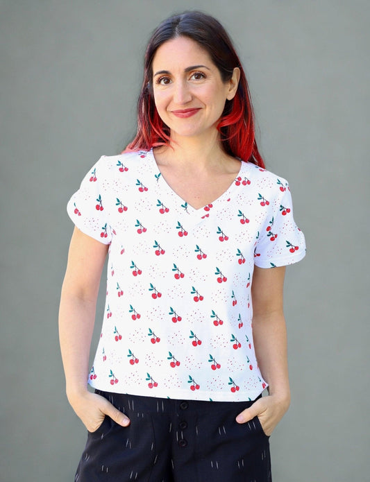 Cherry Organic Top - Passion Lilie