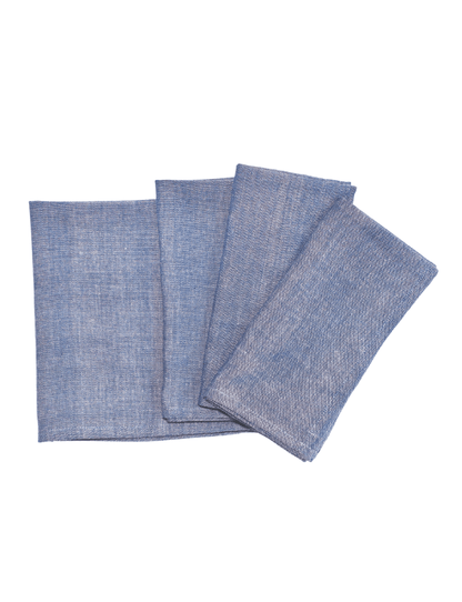 Cloth Napkins- Chambray - Set of 4 - Passion Lilie