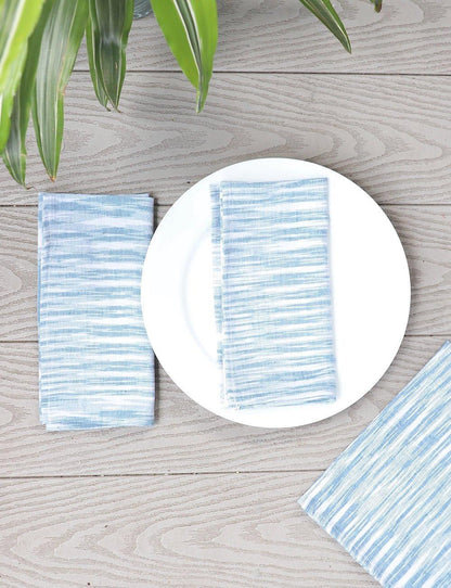 Cloth Napkins - Light Blue - Set of 4 - Passion Lilie
