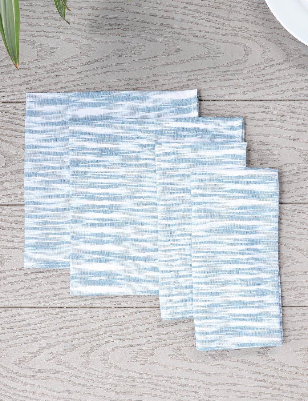 Cloth Napkins - Light Blue - Set of 4 - Passion Lilie