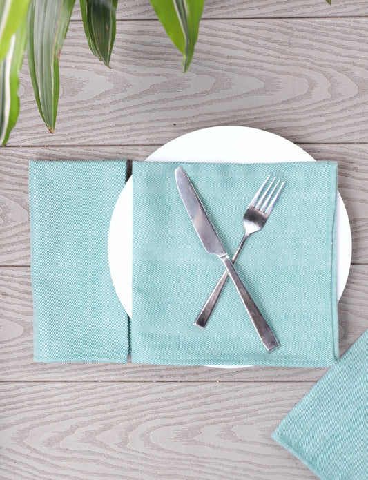Cloth Napkins - Mint - Set of 4 - Passion Lilie