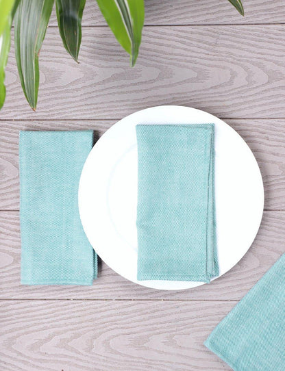 Cloth Napkins - Mint - Set of 4 - Passion Lilie