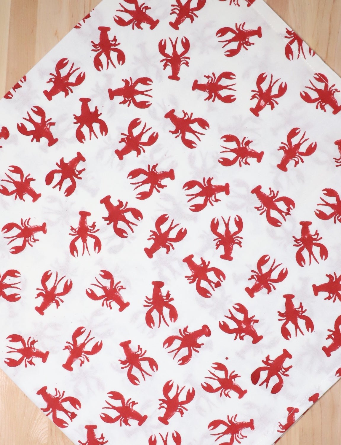 Crawfish Cotton Tea Towel - Passion Lilie