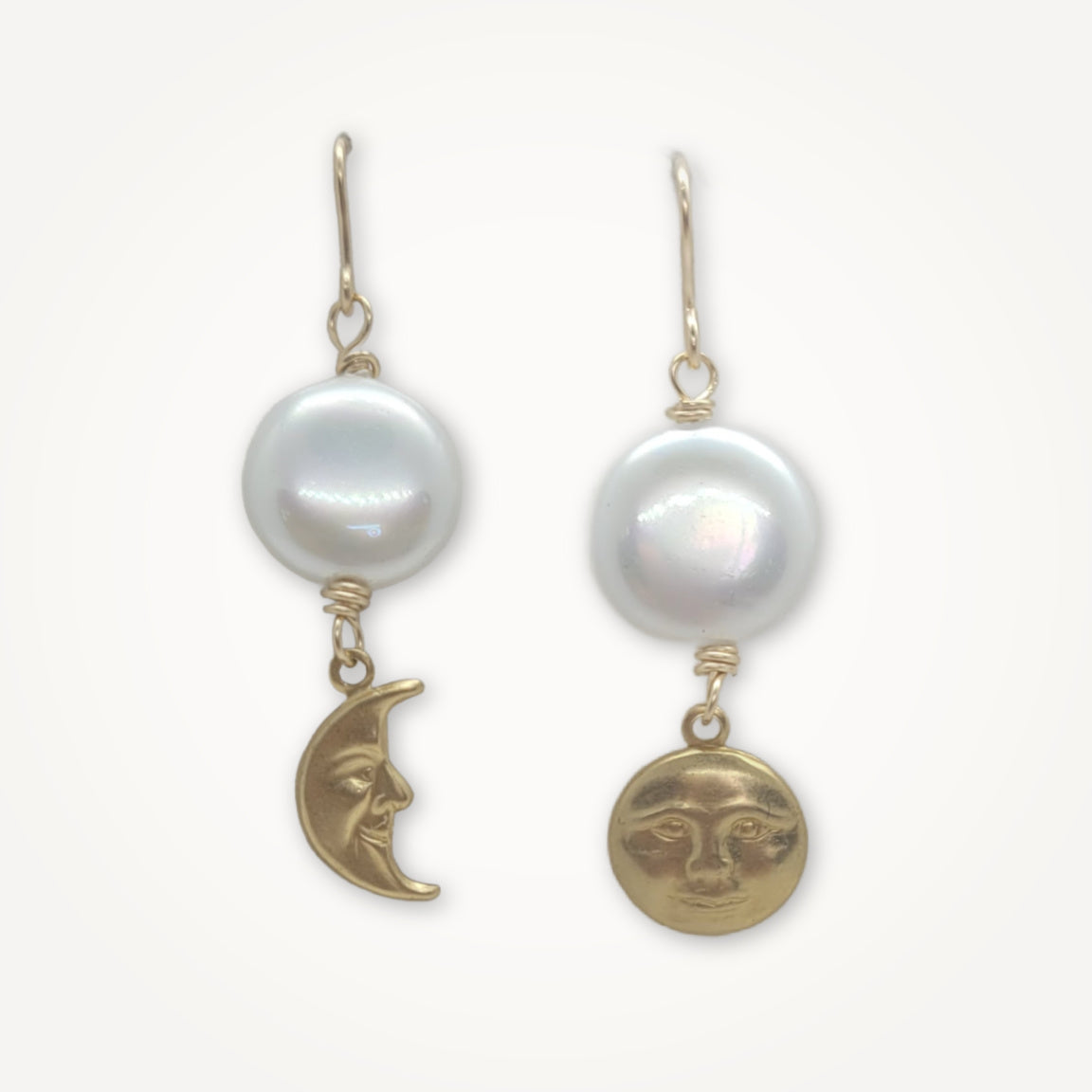 Man in the Moon Earrings