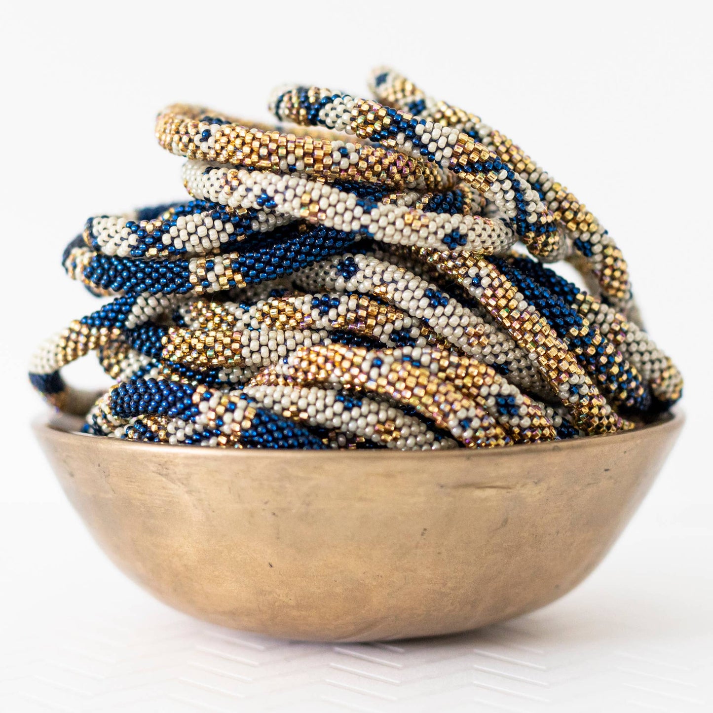 Nepal Fairtrade Bracelets | Blue & Gold