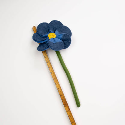 Felt Magnolia Flower: White