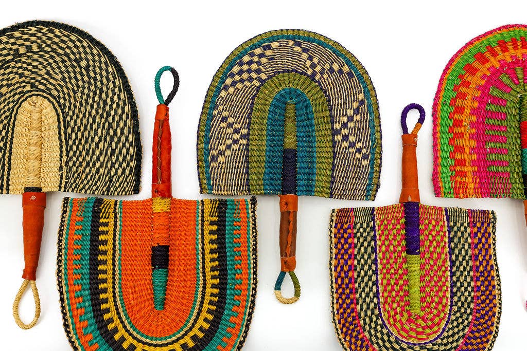 Vetiver Grass Fan