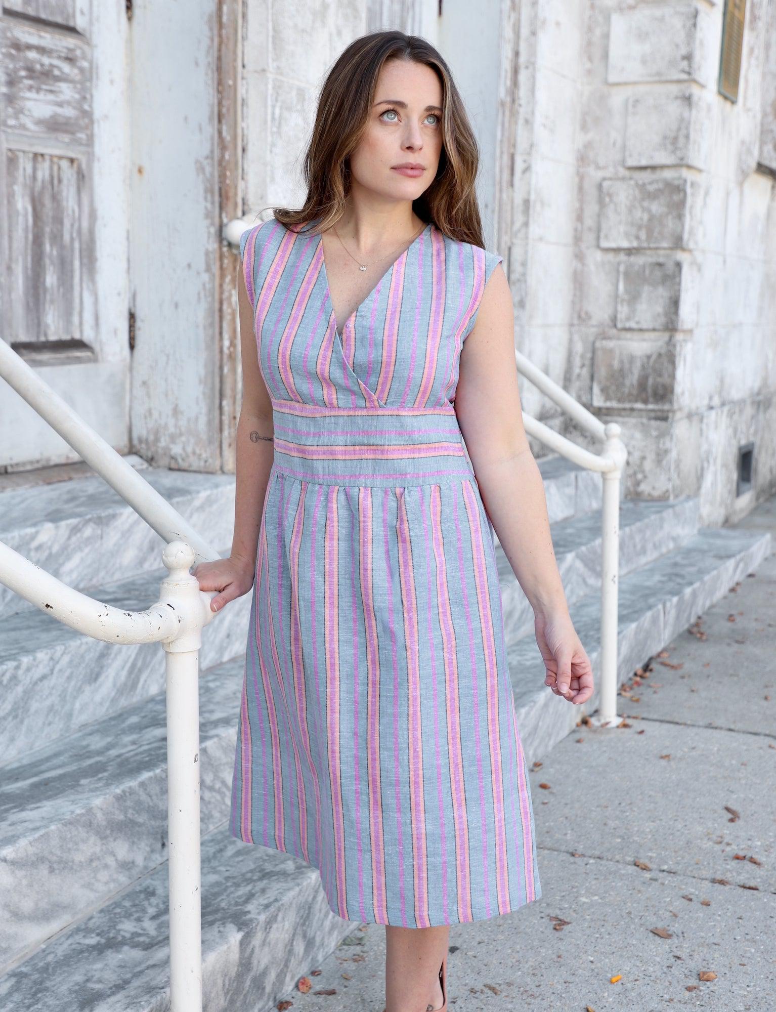 Esplanade Dress - Passion Lilie