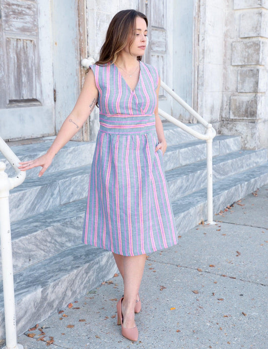 Esplanade Dress - Passion Lilie