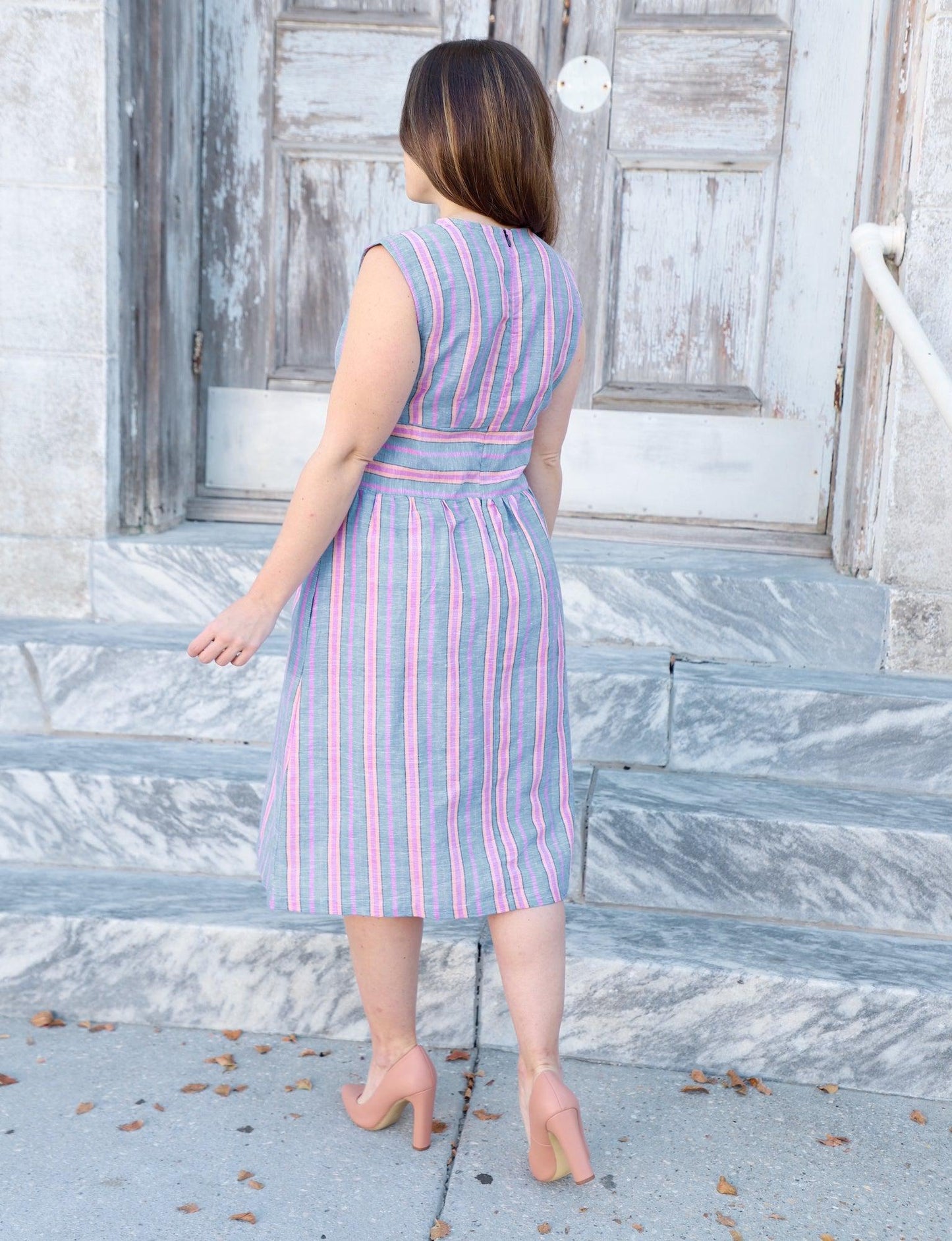 Esplanade Dress - Passion Lilie