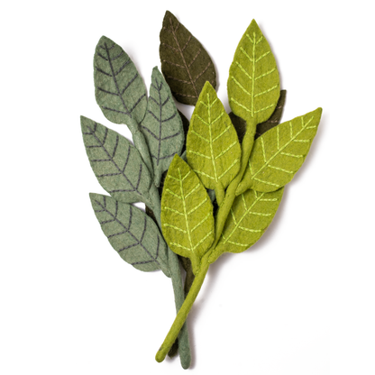 Felt Ash Leaf: Soft Green