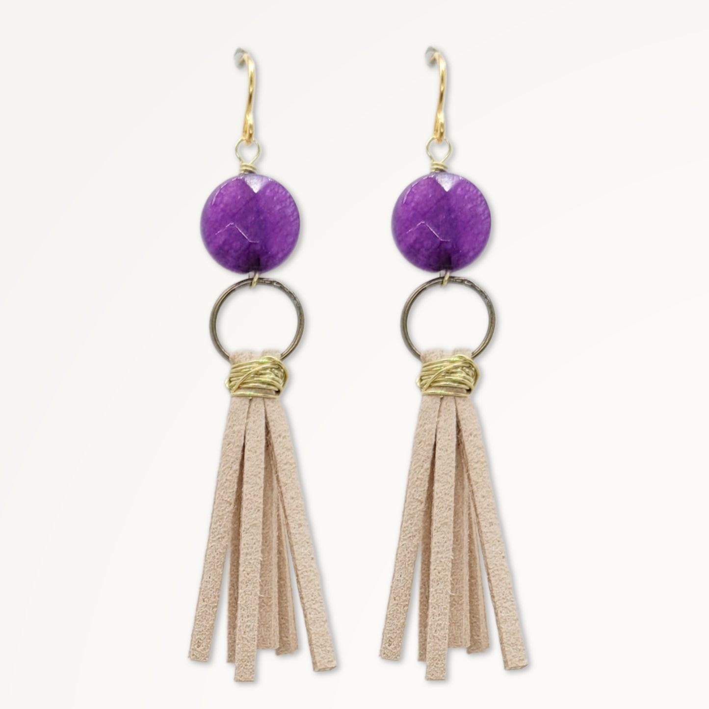 EARRINGS | Gemstone & Fringe