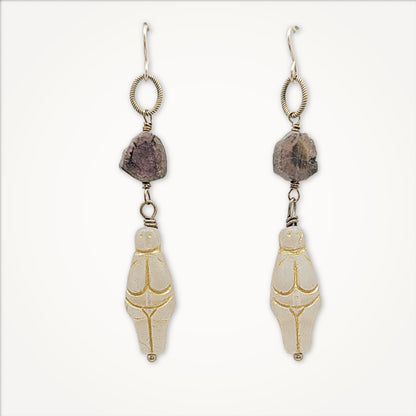 Goddess Earrings | Tourmaline