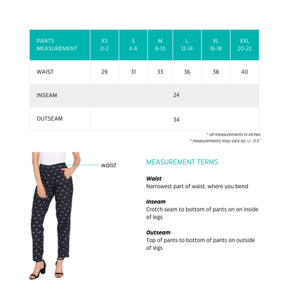 Harbour Hues Organic Cotton Pants - Passion Lilie