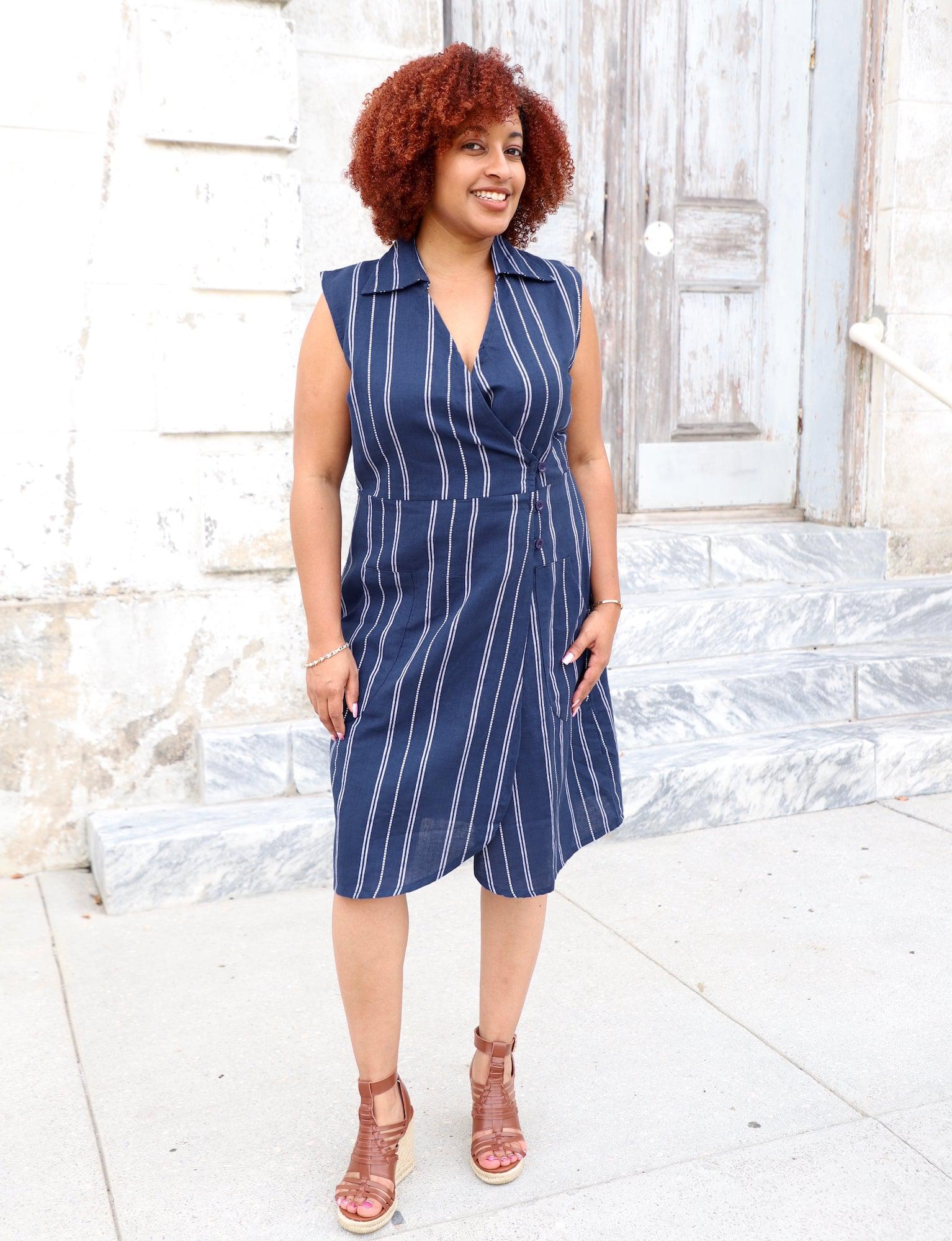 Jaya Wrap Dress - Passion Lilie