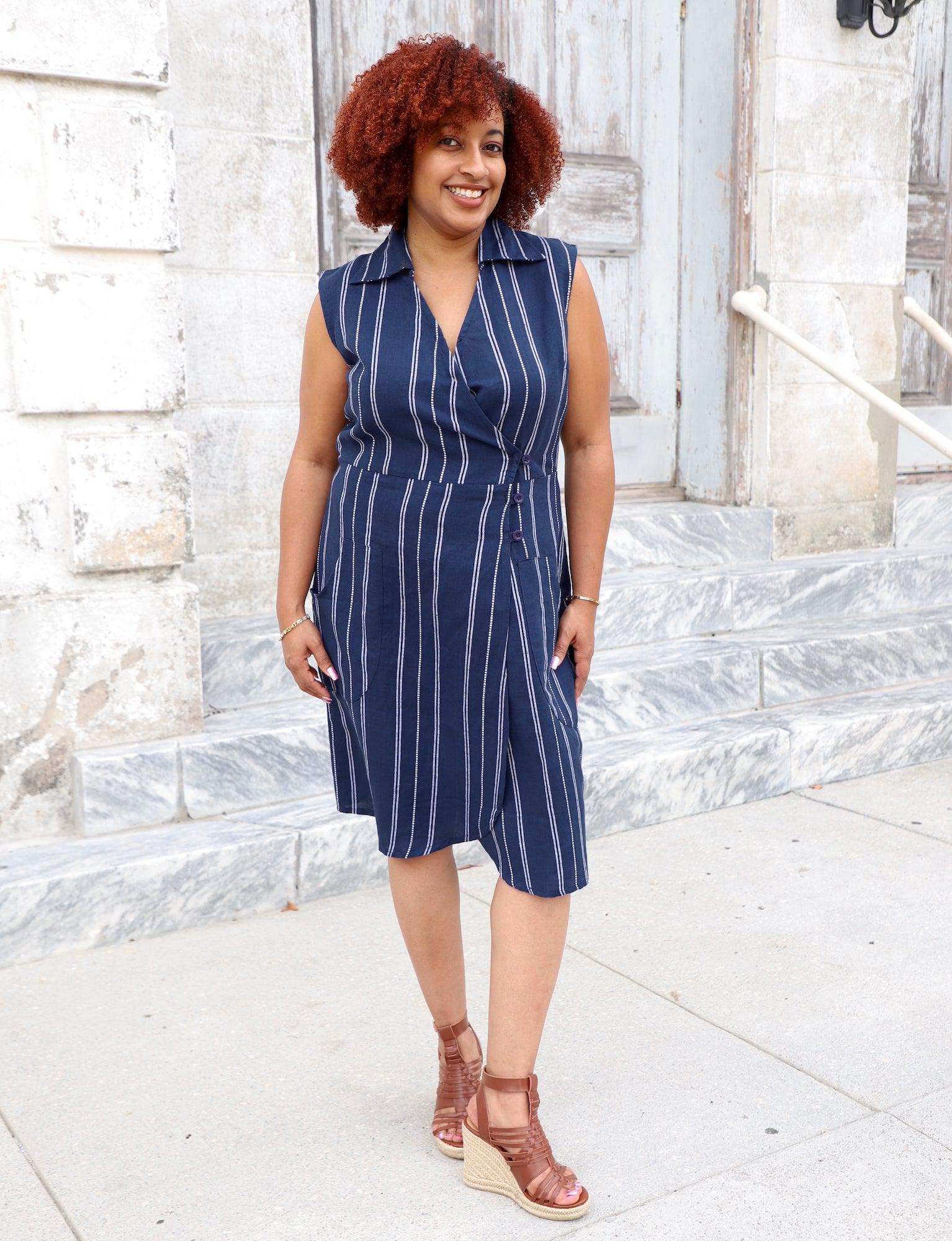 Jaya Wrap Dress - Passion Lilie