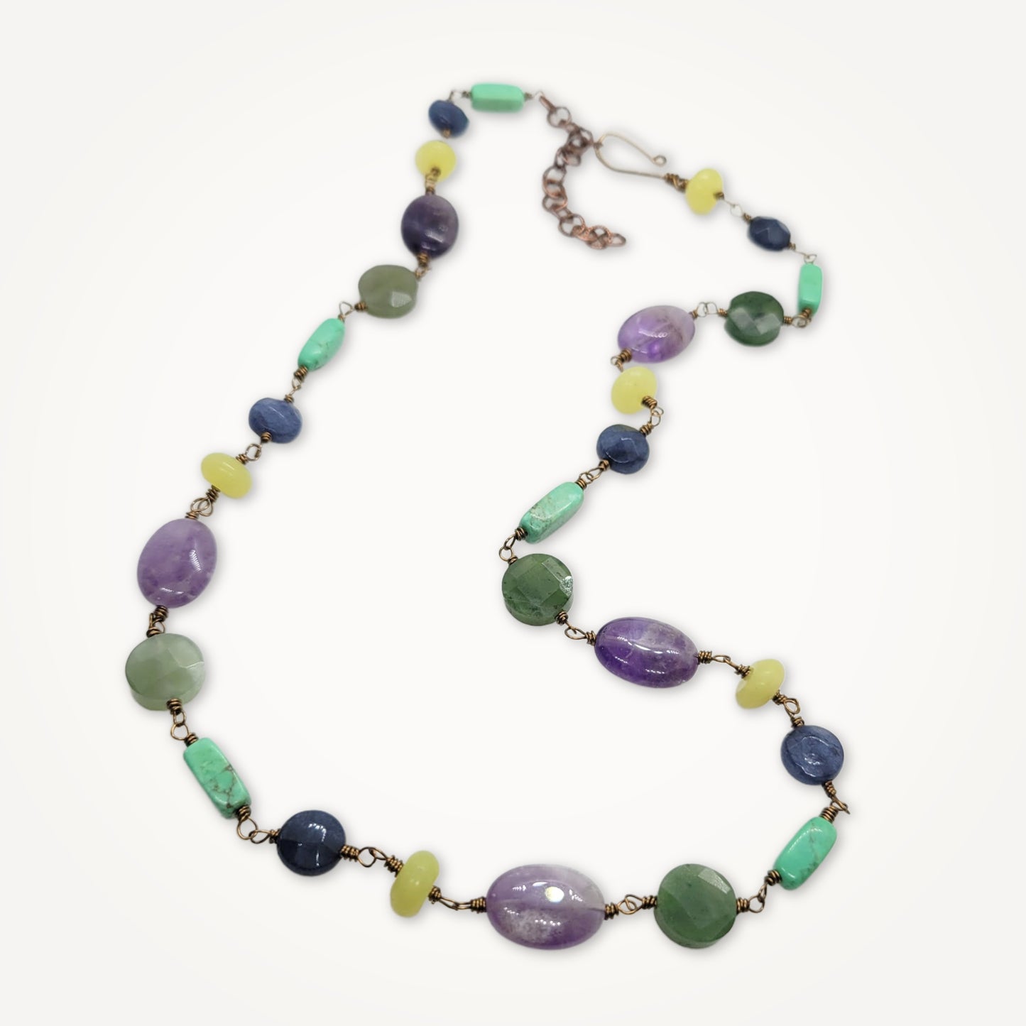 Juno Necklace • Gemstone Mix